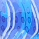 Sky Blue, White And Blue Marble Pattern