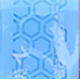 Sky Blue Hexagonal Pattern